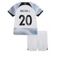 Liverpool Diogo Jota #20 Udebanesæt Børn 2022-23 Kortærmet (+ Korte bukser)